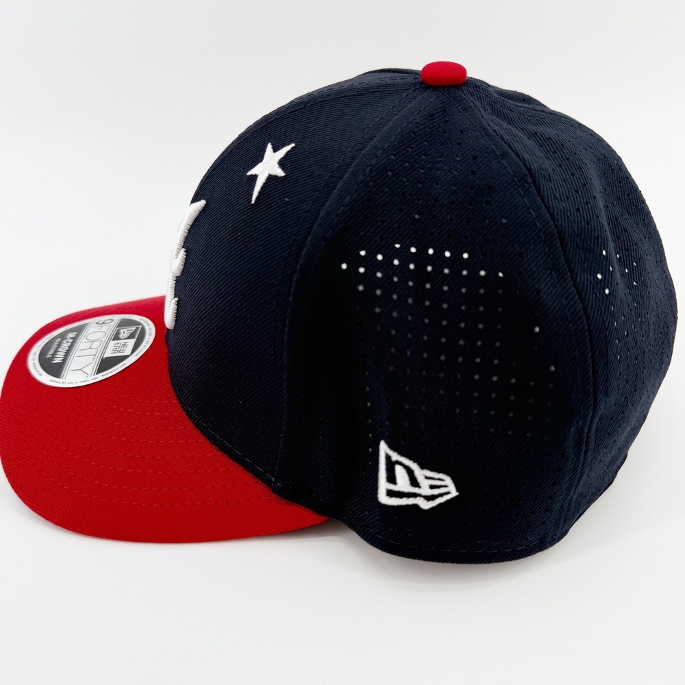 Atlanta Braves Hat New Era 9FORTY All Star Game Baseball Adjustable Navy Red NWT - Picture 11 of 14